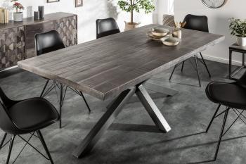 eettafel mango grijs 200 cm