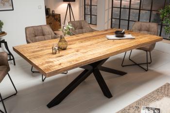 eettafel mango bruin 200 cm