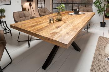 eettafel mango bruin 160 cm