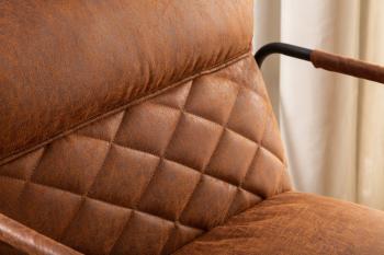 Vintage fauteuil lichtbruin