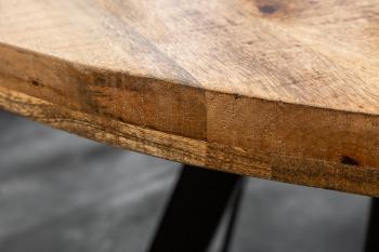 ronde eettafel bruin mango