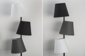 vloerlamp met drie kappen