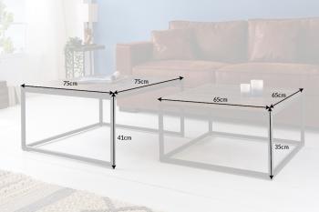 Salontafel set acacia bruin