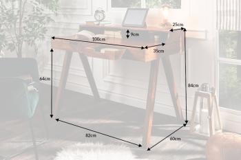 Bureau acacia 100 cm