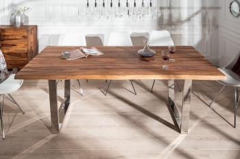 sheesham boomstam tafel 180 cm