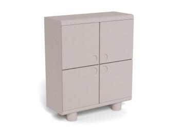 Highboard Grijs MDF 120 cm