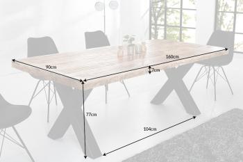 eettafel mango 160 cm