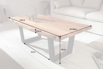 boomstam salontafel 110 cm