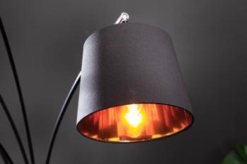 Design staande lamp zwart