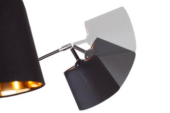 Design staande lamp zwart