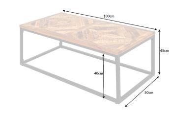 Salontafel mango hout 100 cm