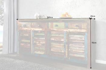 dressoir gerecycled hout 160 cm