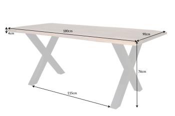 eettafel sheesham 180 cm