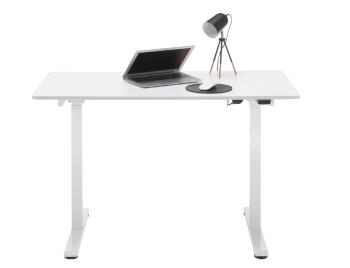 electrisch verstelbaar bureau wit 120 cm