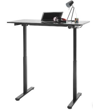 electrisch verstelbaar bureau zwart 120 cm