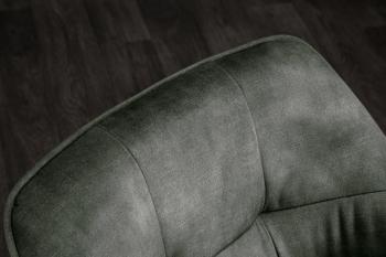 moderne stoel met blokmotief groen