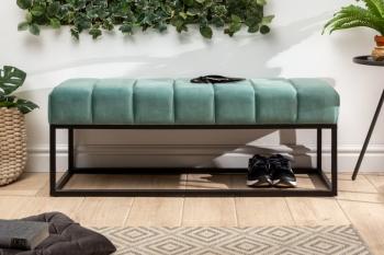 Zitbankje mintgroen 108 cm