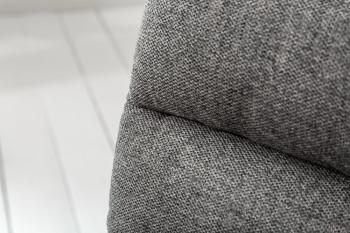 Comfort stoel grijs zwart frame