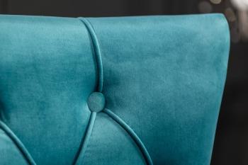 barock stoel turquoise