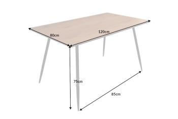 Eettafel eiken look 120 cm