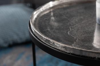 Salontafel set zilver zwart