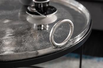 Salontafel set zilver zwart