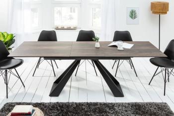uitschuifbare tafel eiken keramiek 180-230 cm