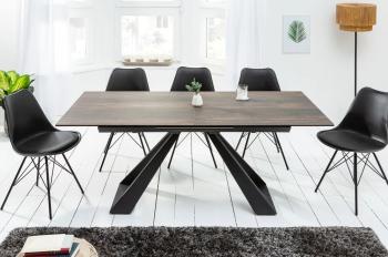 uitschuifbare tafel eiken keramiek 180-230 cm