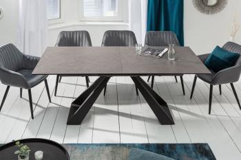 uitschuifbare tafel grijs keramiek 180-230 cm