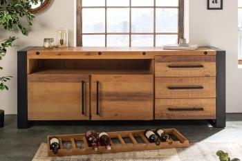 TV dressoir massief hout 195 cm