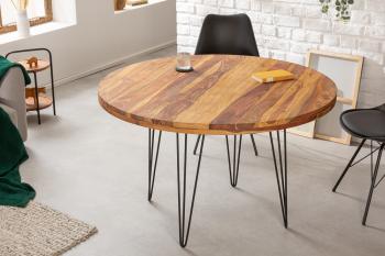 ronde tafel sheesham hout 120 cm