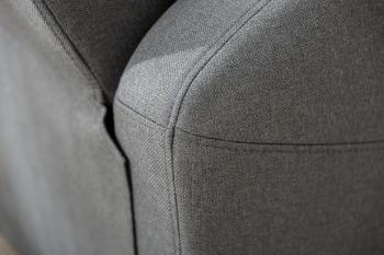 relax fauteuil grijs stof