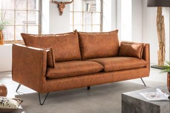 bankstel antiek bruin