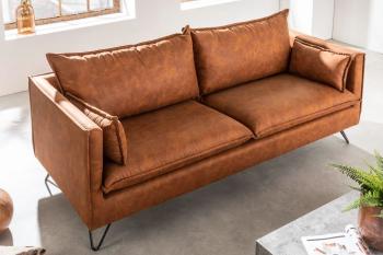 bankstel antiek bruin