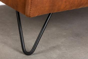 bankstel antiek bruin