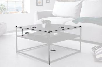 salontafel zwart metaal 70 cm