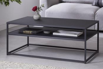 salontafel zwart metaal 100 cm