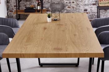 eikenlook eettafel bruin 180 cm