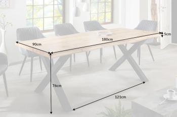 Tafel wild eiken kleur 180 cm