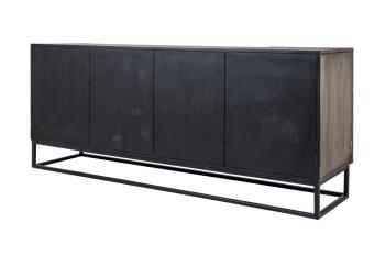 dressoir grijs acaciahout 177 cm