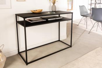 sidetable zwart metaal 100 cm