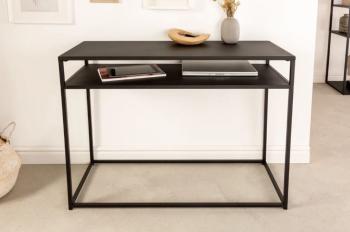 sidetable zwart metaal 100 cm