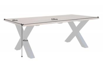 salontafel acacia boomstamkanten 120 cm