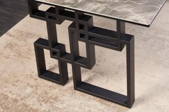 eettafel taupe keramiek 200 cm