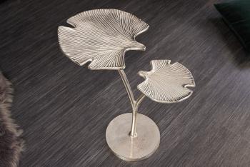 Bijzettafel Ginkgo Leaf zilver