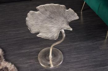 Bijzettafel Leaf zilver 53 cm