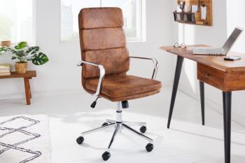 bureau stoel bruin