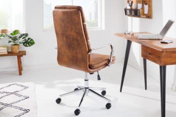 bureau stoel bruin