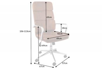 bureau stoel bruin