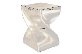 bijzettafel Twister goud 30 cm